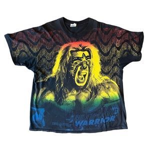 Vintage WWF AOP Ultimate Warrior Shirt